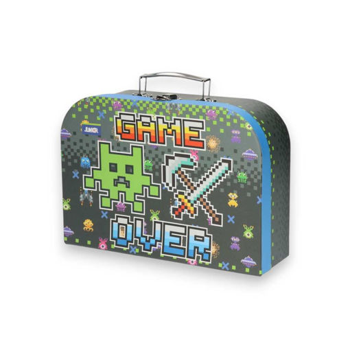Picture of GAME OVER CARBOARD SUITCASE WITH HANDLE